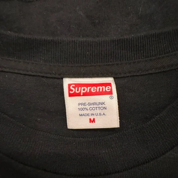 Supreme Spend It Tee 'Black' Size Medium - Picture 4 of 5